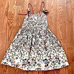 LaROK Silk Geo Print Fit & Flare Mini Dress XS EUC